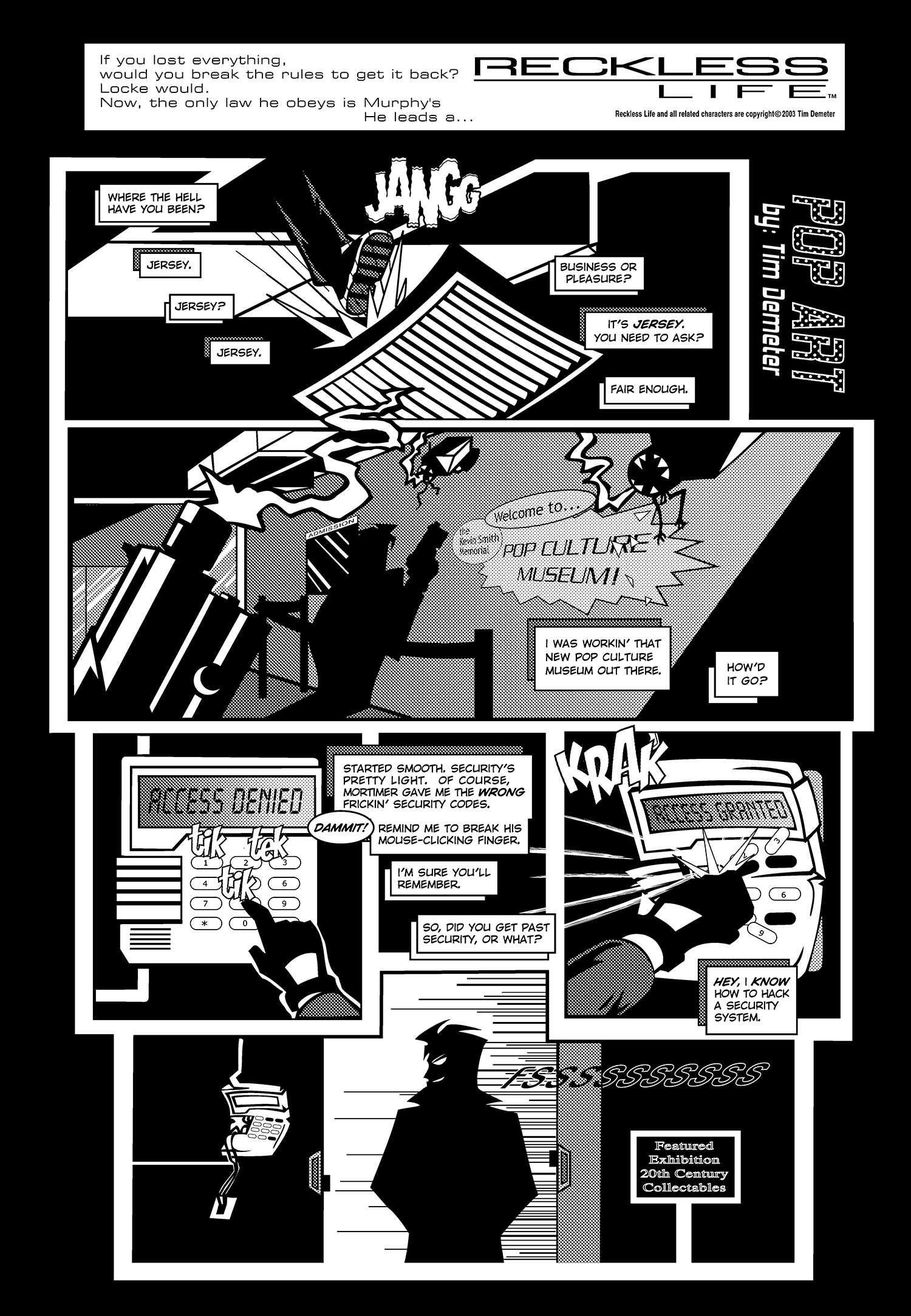 Reckless Life by Tim Demeter